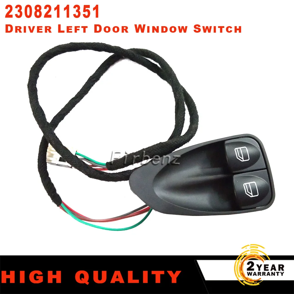 

2308211351 Driver Left Door Window Switch For Mercedes Benz R230 SL Class SL500 SL55 SL550 SL600 SL63 SL65 AMG