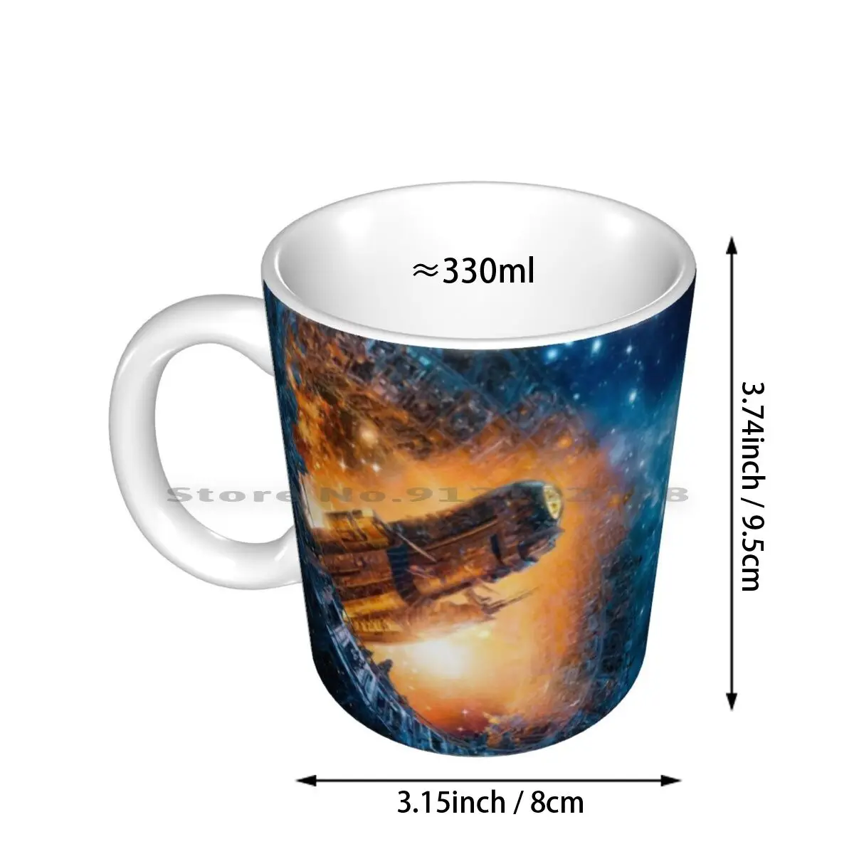 The Begins Ceramic Mugs Coffee Cups Milk Tea Mug Scifi Sci Fi Space Science Fiction Science Fiction Fantasy Movie Geek Concept