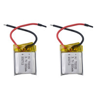 2PCS 3.7V 220mAh Lithium Battery For HS190 901HS 901S 901H X300C LF606 SG800 S9 Mini Quadcopter Accessories RC Drone Battery