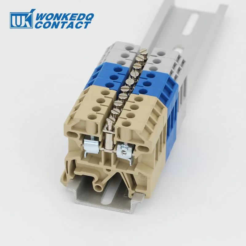 1Pc SAK2.5Q10 Wiring Jumpers For SAK2.5 SAK2.5EN Connector DIN Rail Terminal Block Accessories Fixed Bridge SAK 2.5 SAK 2.5Q-10