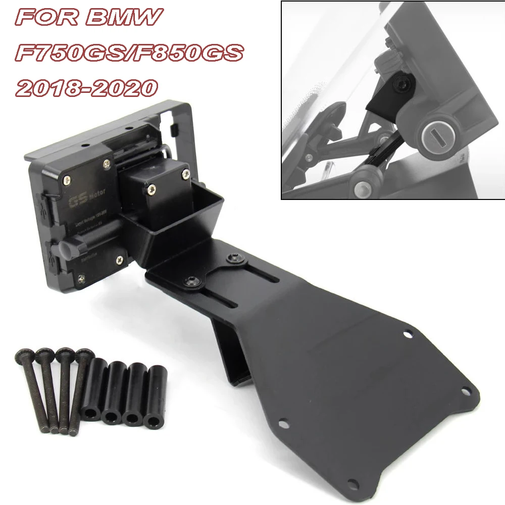 

For BMW F750GS F850GS F 850 GS 2018 2019 2020 2021 Motorcycle Front Phone Stand Holder Smart phone Phone GPS Navigation bracket