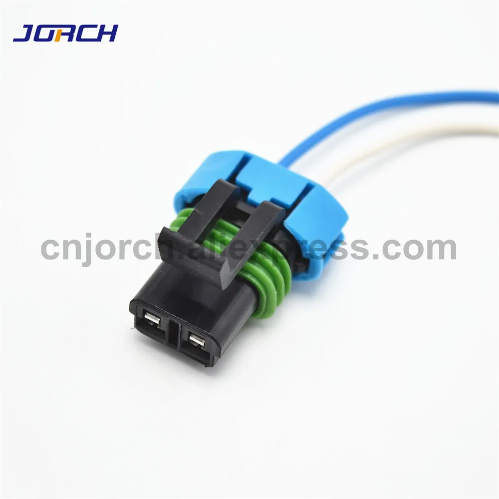 1pc GM Delphi 2 pin wiring harness Female Sensor Auto Plug Car fan Connector with 20cm cable