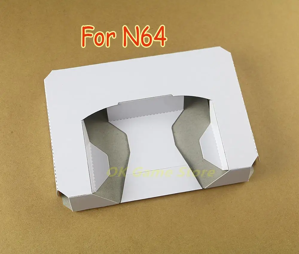 1pc Replacement Carton Inner Inlay Insert Tray PAL & NTSC for n64 CIB Game Cartridge with plastic PET Protector Case For N64