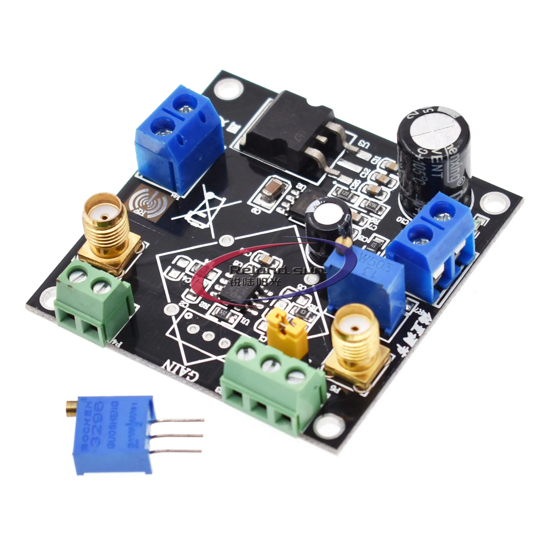 Single supply instrumentation amplifier AD623 amplifier module single ended differential / MV microvolt signal