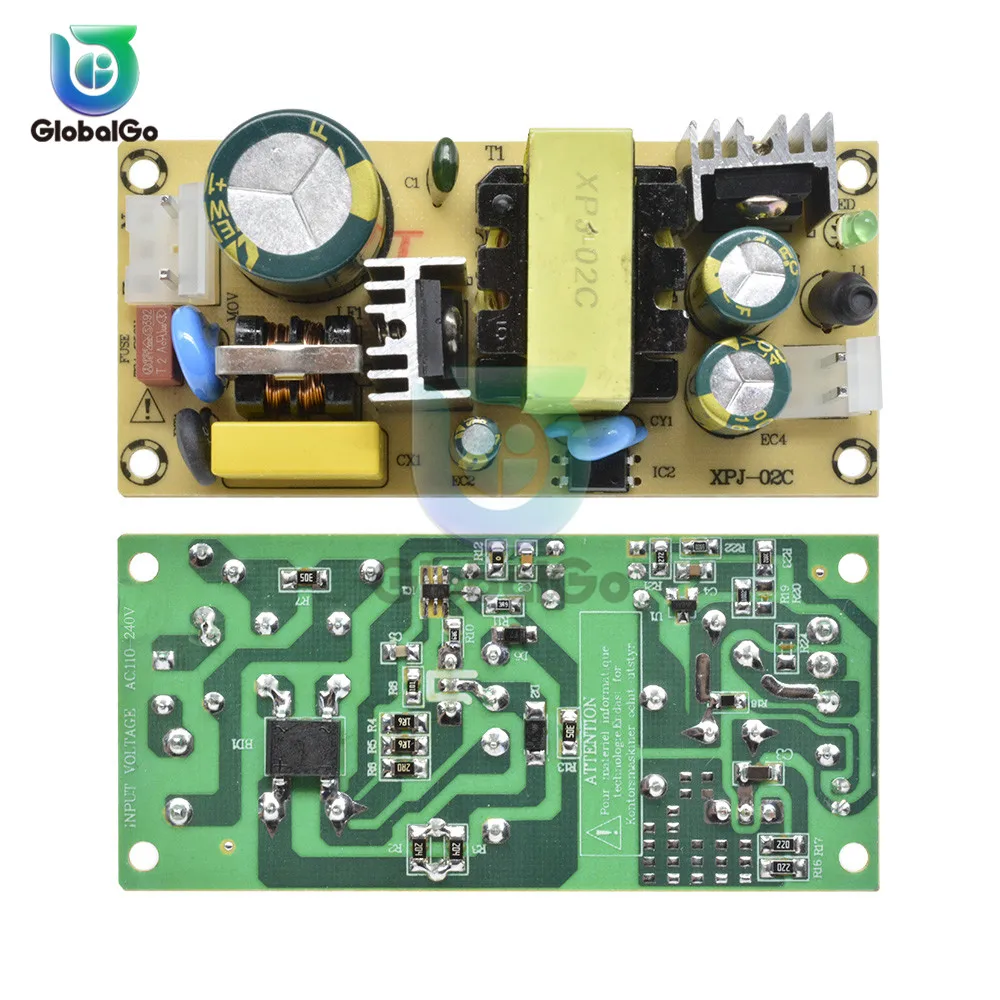 AC-DC AC 100-240V to 12V 3A 36W switching power supply module circuit 220V to 12V 24V circuit board for replacement / repair