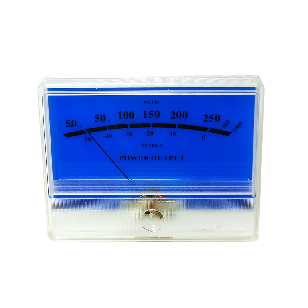 Panel VU Meter DB Level Header Blue lake Amplifier chassis Audio Level meter