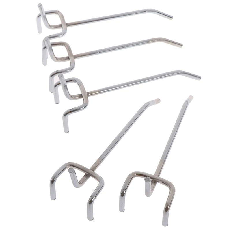 5 pcs 10CM Hook Panel Perforated Wall Storage Garage Workshop Fixing