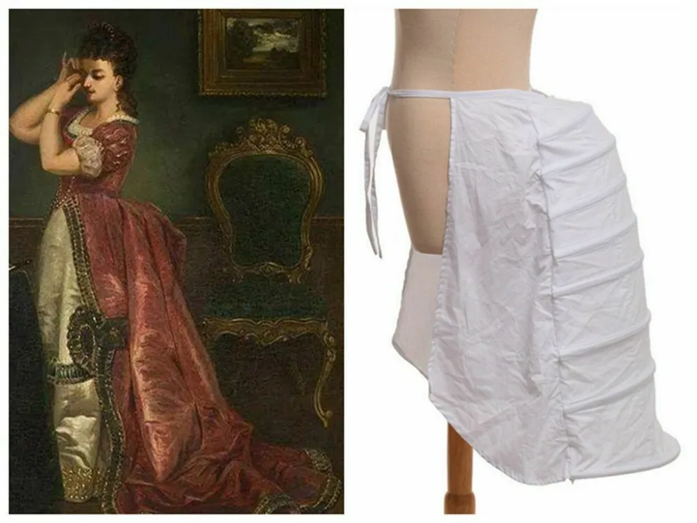 Gonna a gabbia a cerchio gilet sottoveste elisabettiano abito vittoriano Slip Crinoline Underskirt