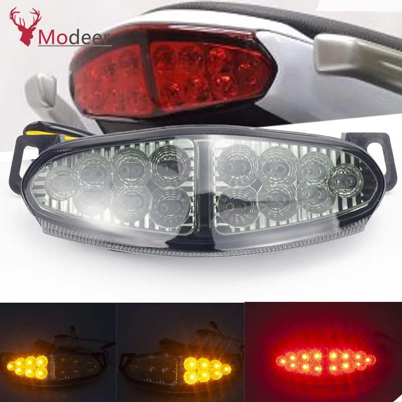 Tail Light Brake Turn Signals Integrated LED Light For Kawasaki Ninja 650R ER6N ER6F ER 6N 6F Ninja650R Ninja650 R Tail Lights