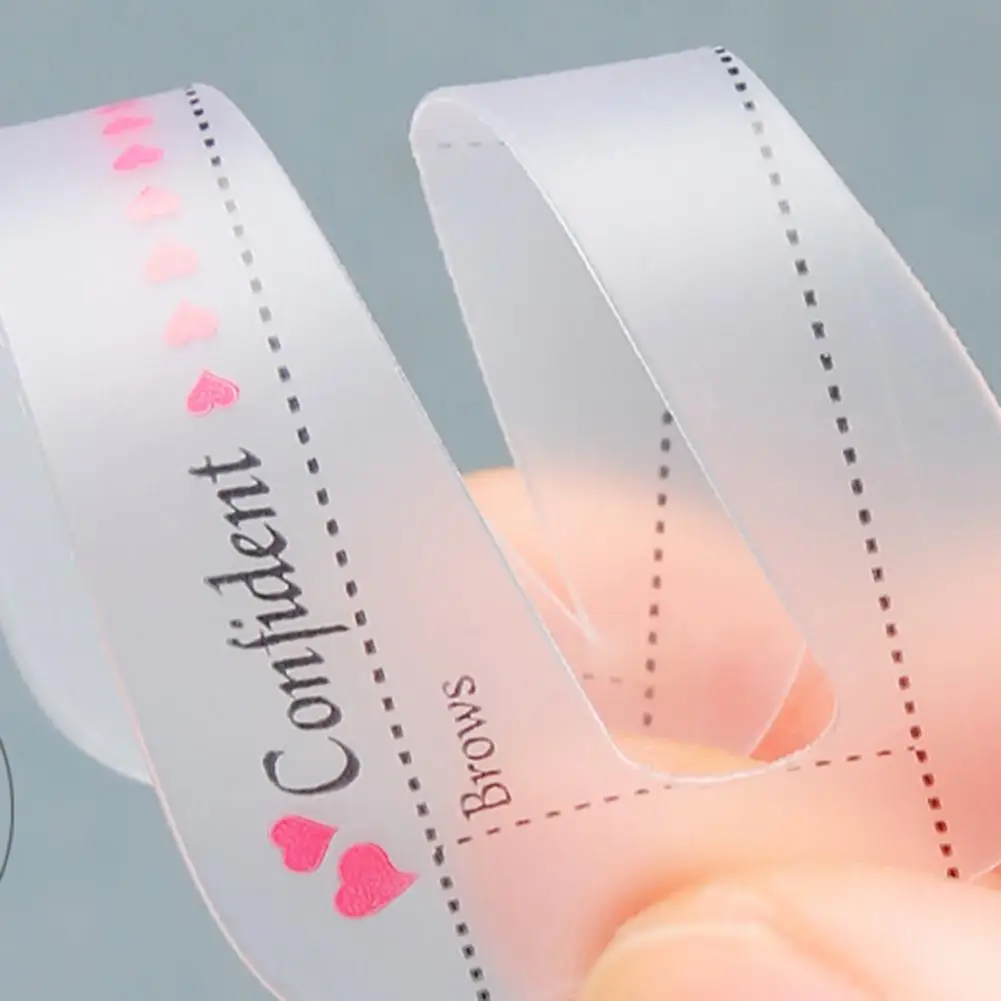 10Pcs Reusable Eyebrow Stencils Shaping Precisely Position Attach Tightly Cost-saving One Step Eyebrow Makeup Template Kit