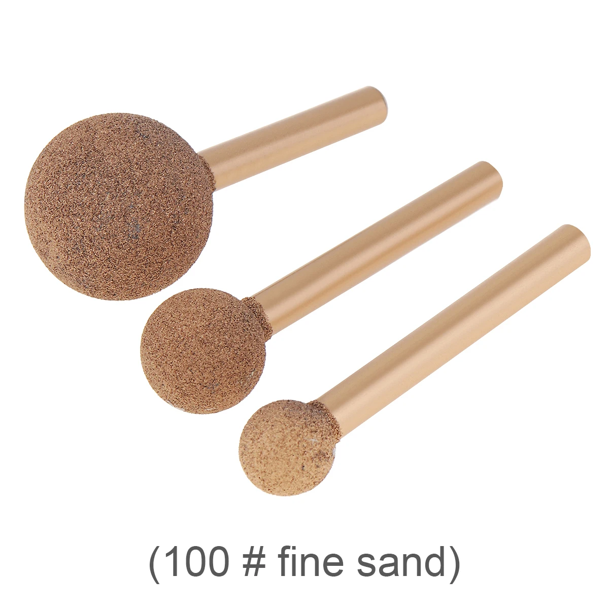 Bola Soldada Diamond Grinding Head Jade Peeling Stone Carving Stone Polishing Metal Ferramentas Rotativas de Madeira 12 mm 16 mm 25 mm