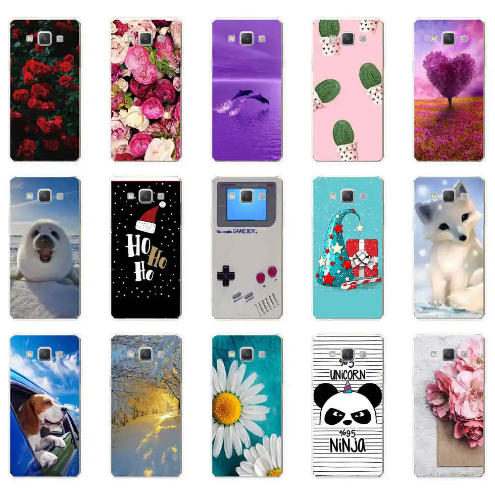 Case For Samsung Galaxy A5 2015 A500 A500F  Case 5.0 Inch Silicone Protective Back Cover For Samsung A5 2015 Phone Case