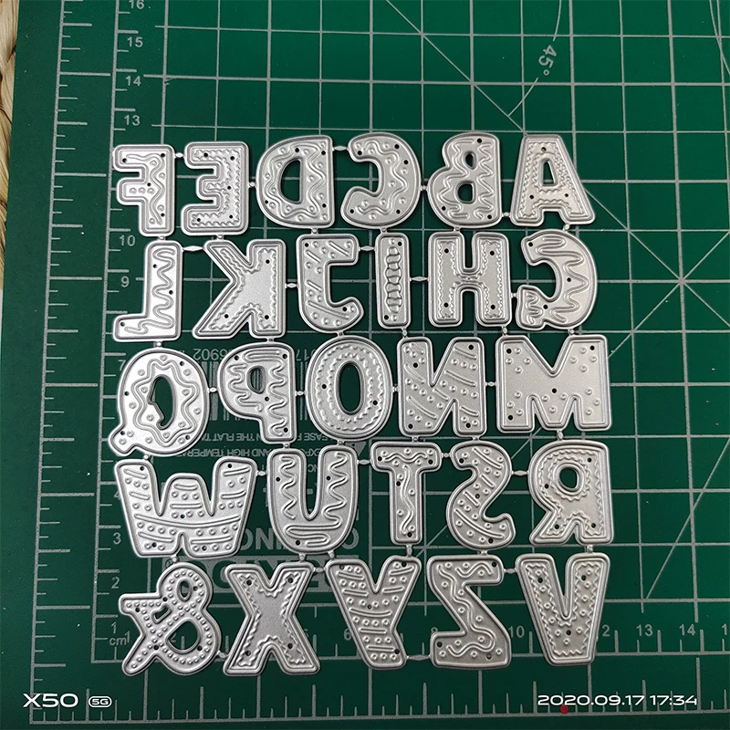 New Arrival English Capital Alphabet Letter Metal Cutting Dies for 2023 DIY Scrapbooking Card Making Decoration Word Stencils