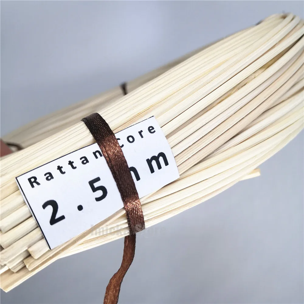 2mm 3mm 5mm Diameter 10 Meters Natural Indonesian Real Rattan Core For Chair Repairing Basket