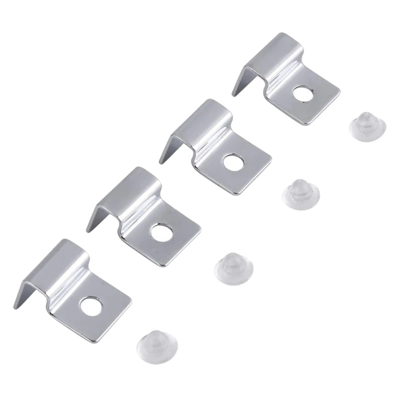 6/8/10/12mm Stainless Steel Aquarium Glass Fish Tank Fixed Cover Clip Clamp Bracket Holder Lamp Filter Barrel Support Holder