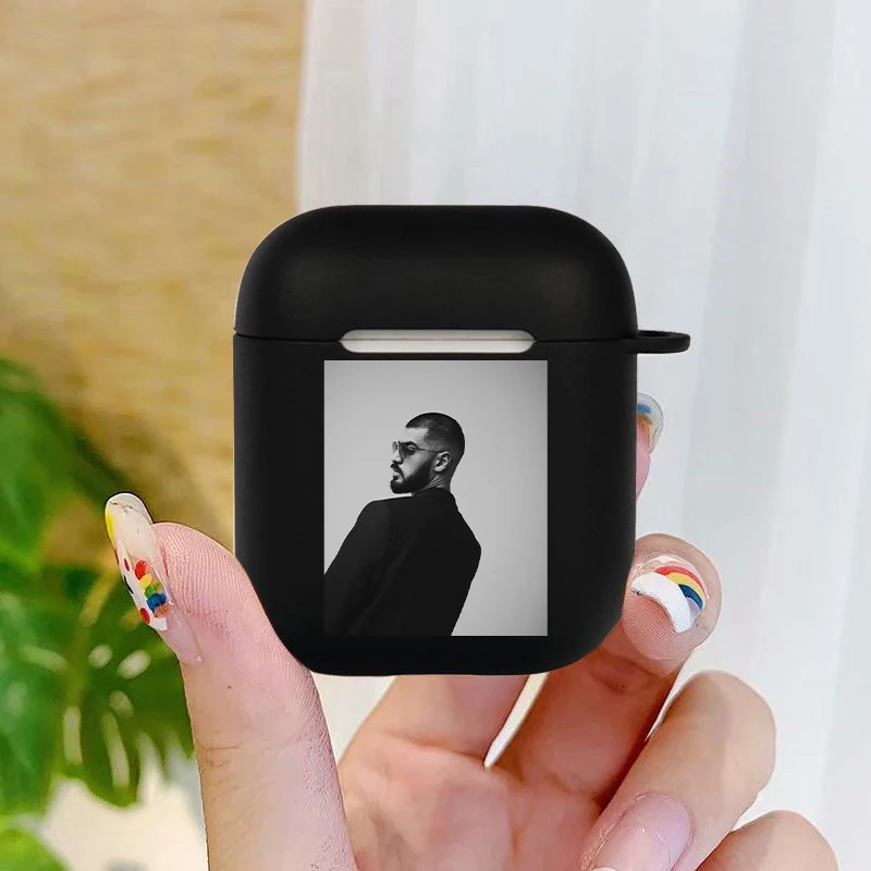 Singer Hajime MiyaGi Andy Soft silicone TPU Case For AirPods Pro 1 2 3 Black Silicone Wireless Bluetooth Earphone Box Cover