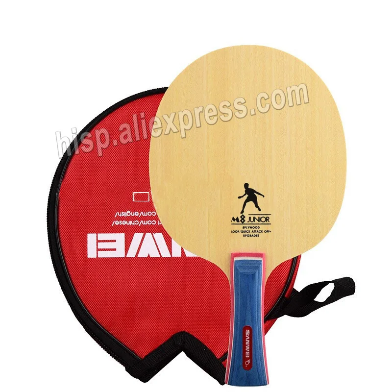 

SANWEI M8 Table Tennis Blade (5 Ply Wood, Free Round Bag & Edge Tape) SANWEI Racket Ping Pong Bat