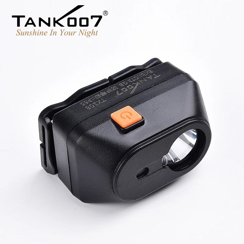TANK007 Headlamp Explosion-proof LED Rechargeable Head Lamp Flashlight Waterproof for Hiking Running Fishing Cycling Emergency