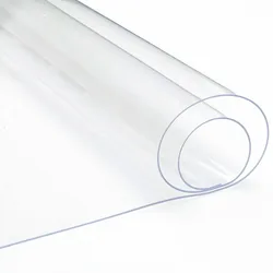 Clear Ultra-Transparent PVC Fabric Soft Glass Cloth Waterproof Crystal DIY Craft Decor Protective Sheets