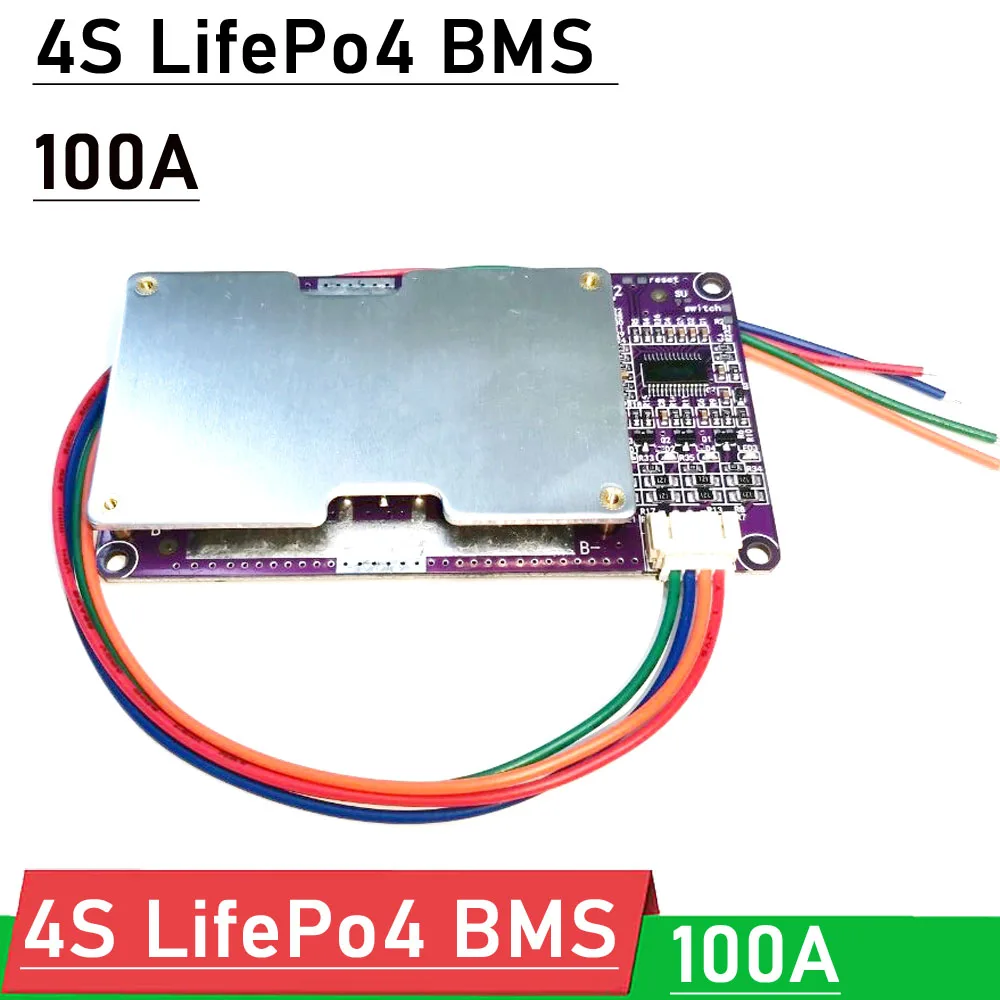 Флуоресцентная плата для защиты литиевой батареи 12,8 В 3,2 а BMS в LifePo4, баланс для аккумуляторов 12 В, двигатель инвертора для мотоцикла, автомобиля, стартера, RV