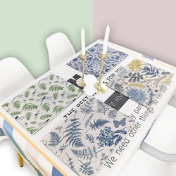 1 Piece Plant Flower Pattern Vegetation Printed Napkin Cloth Home Decoration Table Mat Cloth Tea Towel Coaster 42*32 Servilletas
