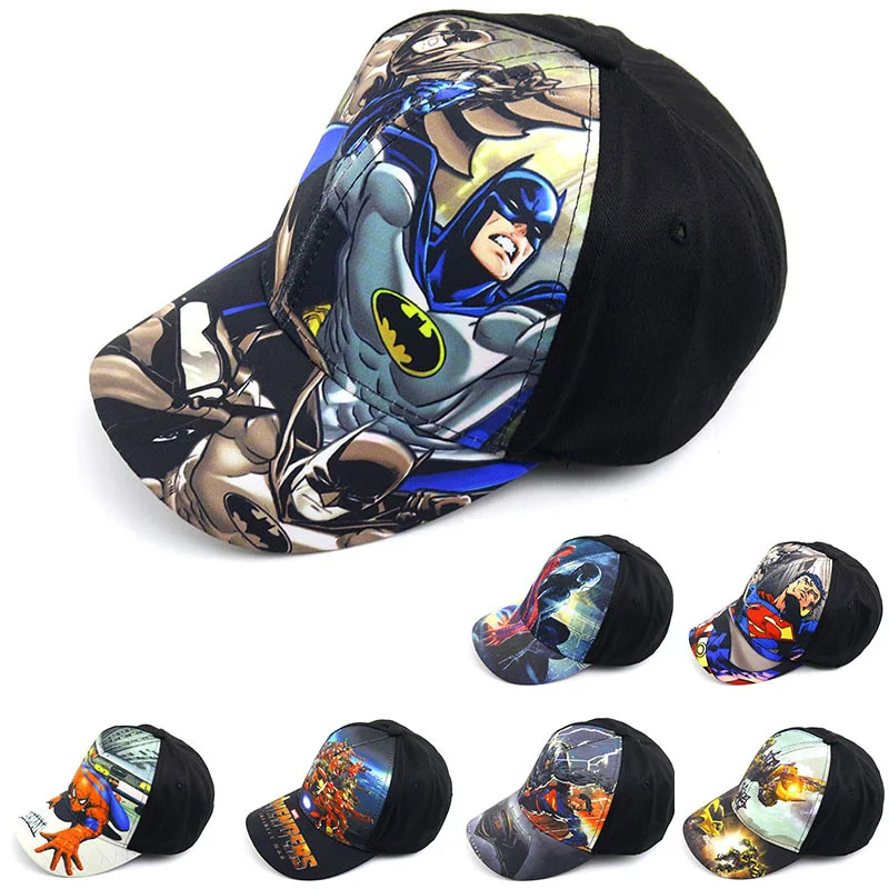 

Children 's Cartoon Mesh Baseball Cap Dome Plain Adjustable Spring Embroidered Wide Brim Fashion Sun boys caps hats visor hat