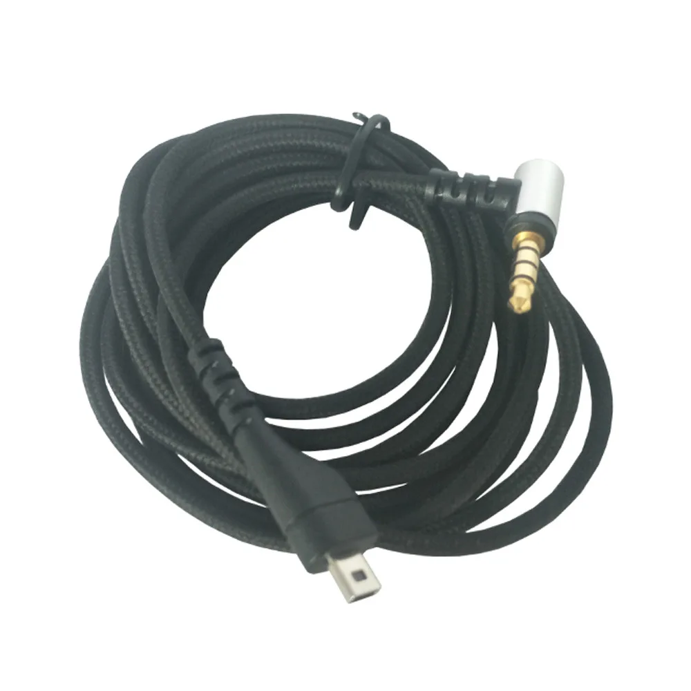 مناسبة ل SteelSeries Arctis 3 5 7 لعبة سماعة كابل الصوت كابل ترقية خط مضفر كابل 2 متر