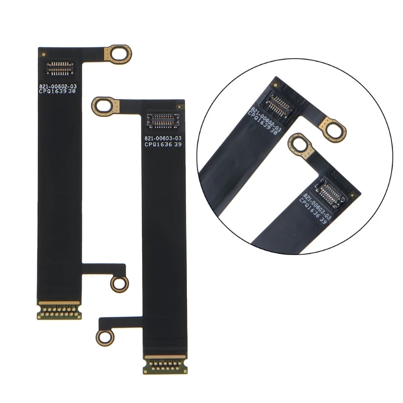 2Pcs Backlight Flex Cable Connector Replacement LED Flex Cable for MacBook Pro 13in 15in A1989 A1990 A1706 A1707 A1708