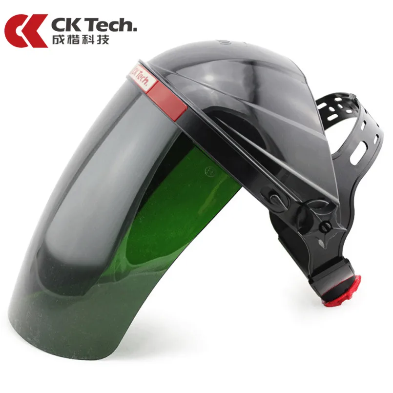 ck-tech-pc保護スクリーン溶接ヘルメットアーク溶接レンズ研削バイザー耐熱マスク