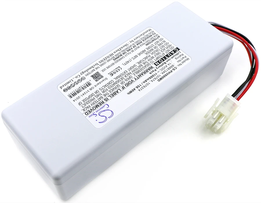 Replacement Battery for Phi lips  Respirateur V60/V60S,Respironics V60/V60S,1056921,1058272,1076374,107674,88881344,989805626941