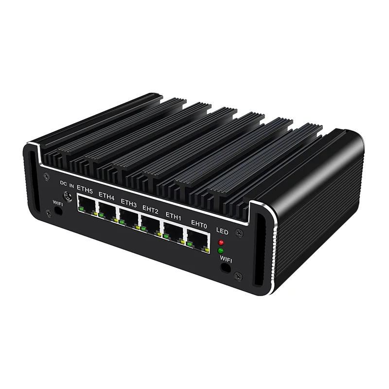 Imagem -04 - Mini pc Bkhd i5 8250u Lan Core i3 8130u 3855u 8550u Rs232 com Wi-fi Windows Pfsense Suporte Aes-ni Firewall Router