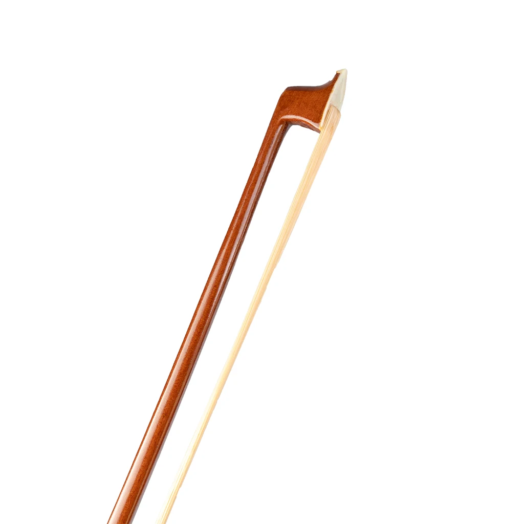 LOMMI Student Brazilwood Violin Bow Stick Fiddle Bow Violin Bow 4/4 3/4 1/2 1/4 1/8  Natural Bow Mongolia Hair Straight Bow