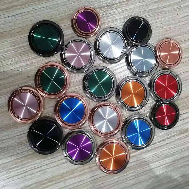 Zinc Alloy Phone Bracket, Finger Ring Holder, 360 Degrees Rotatable, CD Texture, Promotional Price, High Quality image 2