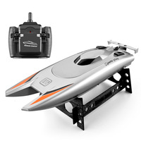 Rc Boat Large 2.4G 30Km/h High Speed Speedboat Racing Boats with Dual Motor Waterproof Remote Control Ship Toys for Boys Gift