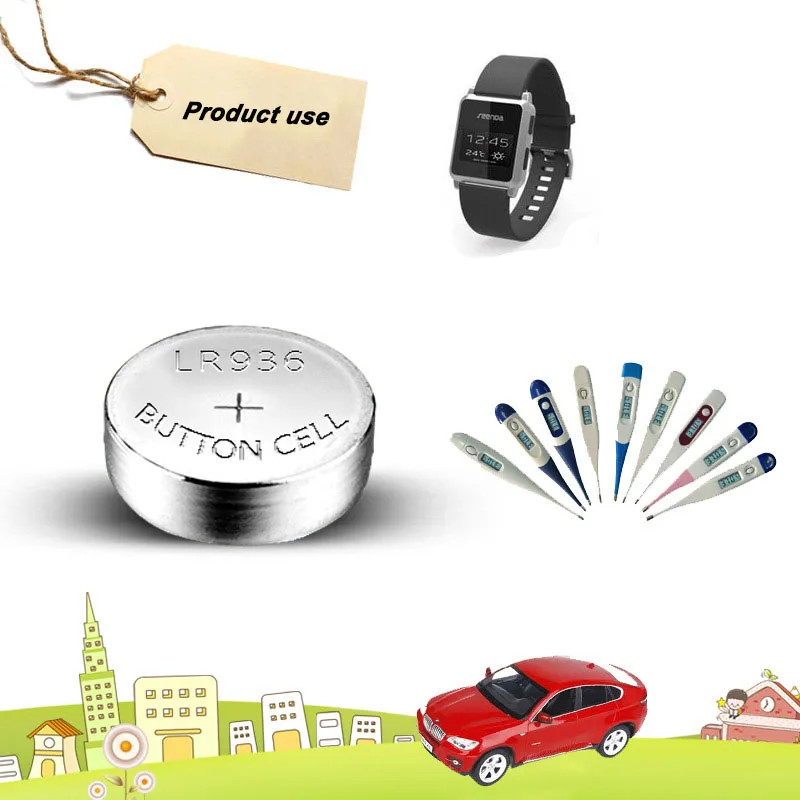 10PCS AG9 SR936SW watch battery coin battery SR936 936A 194 394 394-1W 280-17 x10 1.55V button alkaline battery