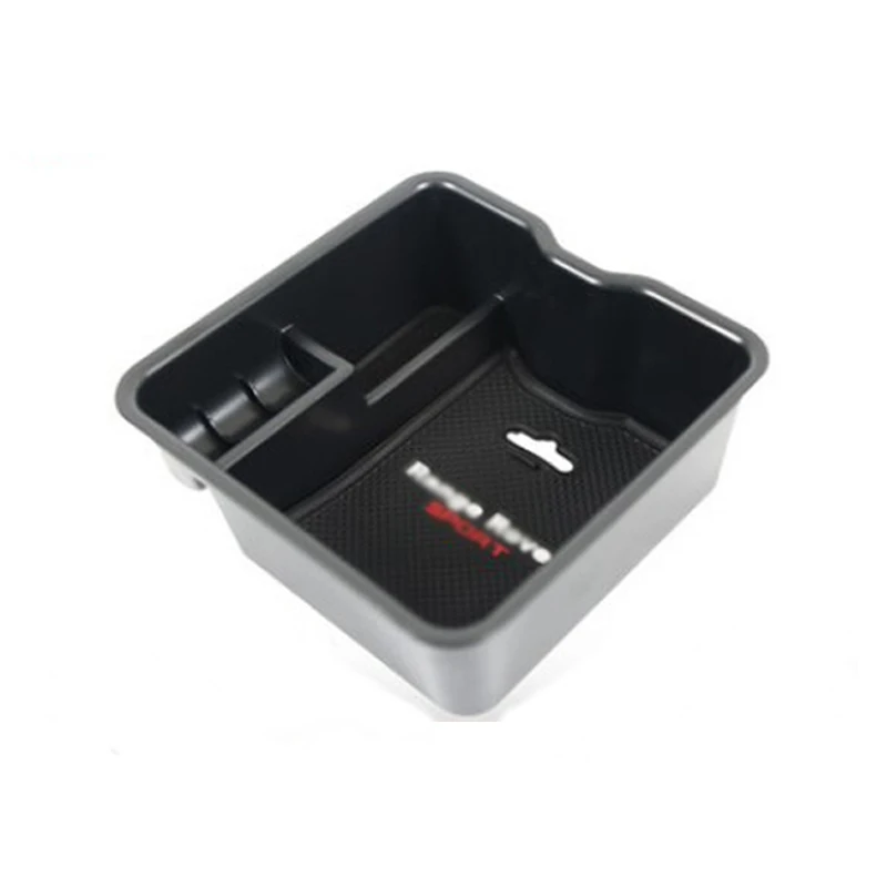Black Center Storage Box For Range Rover Vogue 2018 2019 Car Container Holder Tray Accessories For Range Rover Sport 2018 2019
