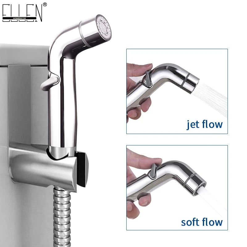 

Bidet Faucet Toilet Sprayer Hanging NO Punch Two Function Toilet Hand Bidet with Brass T Adapt ML08