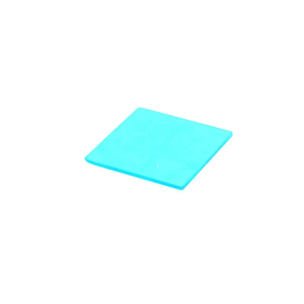 New blue filter size 60x60mm tempered QB21 BG38 glass for projector