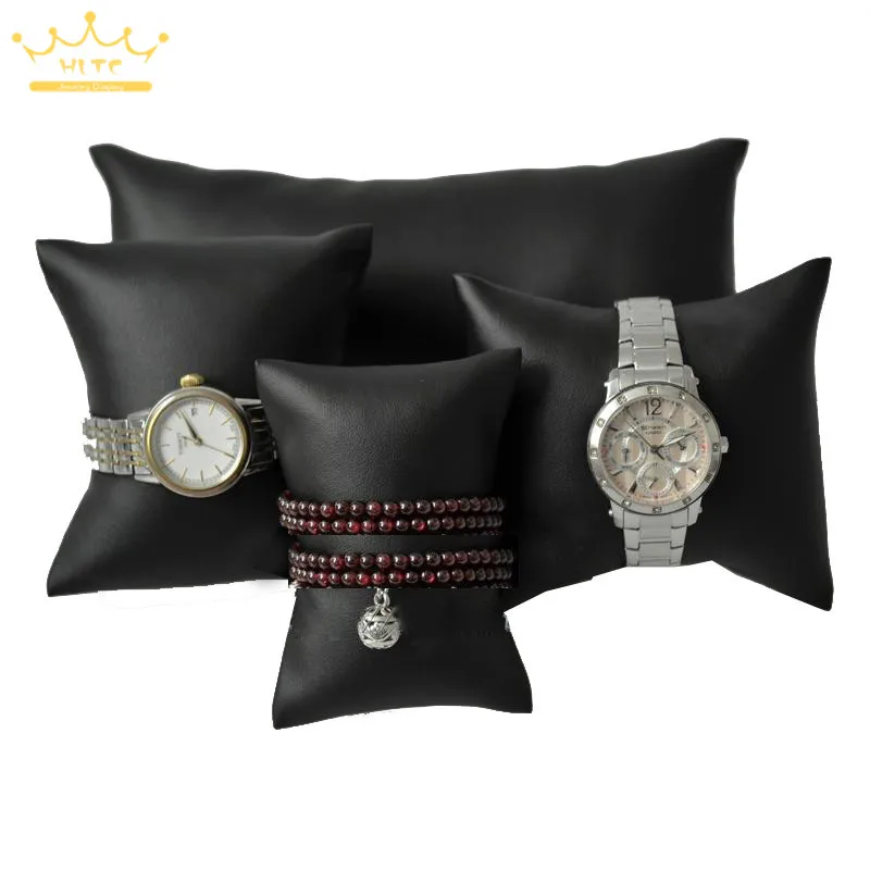 4pcs/lot Jewelry Display Pillow Holder Watch Bead Chain Hair Rope Bracelet Bangle Storage Organizer Pillow Cushion Stand Holder