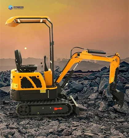 

SYNBON Crawler Excavator Small Digger Farm Garden Construction Machine 1Ton Hydraulic Mini Excavator