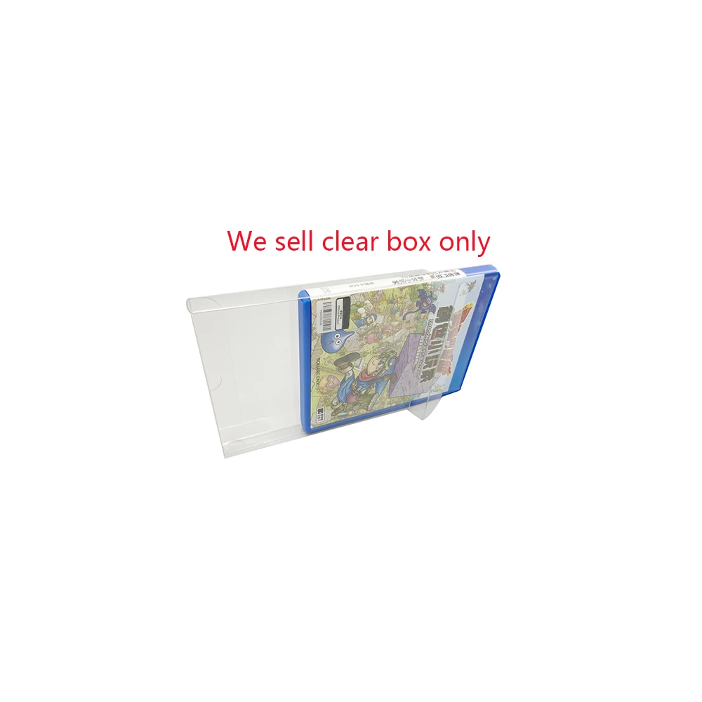 Transparente PET Display Fall sammlung box für PSV spiel lagerung box schutzhülle box