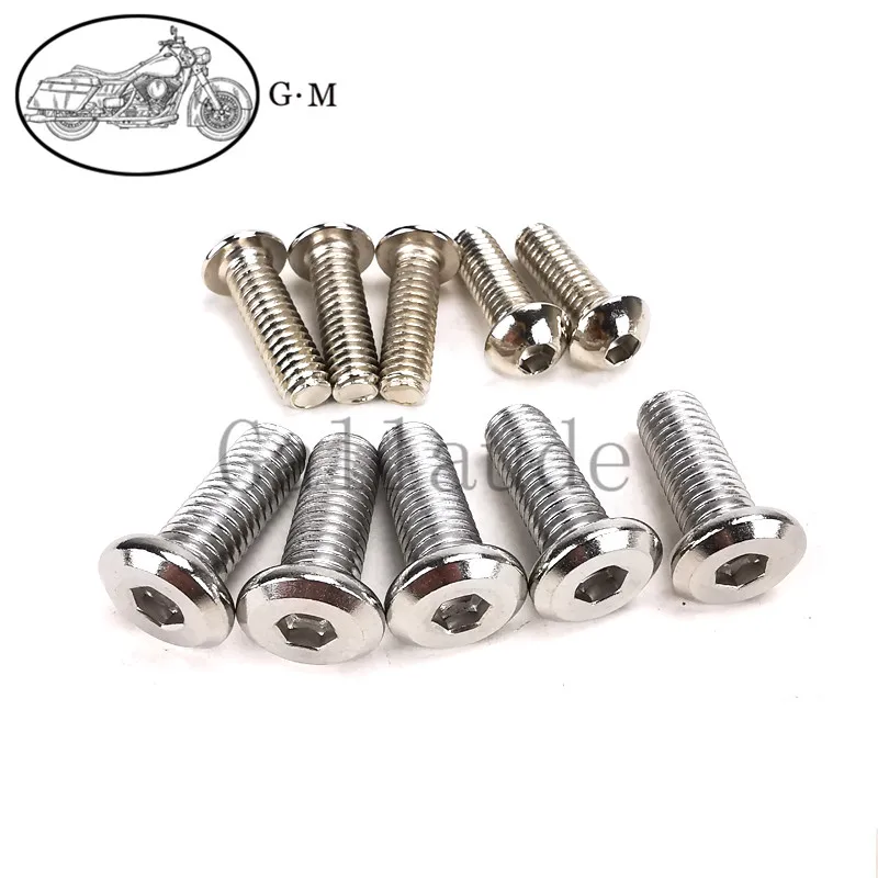 Motorcycle Front Rear Brake Disc Screw Hardware Kit Bolts For Harley Touring Dyna Softail Sportster XL883 1200 Except Trike