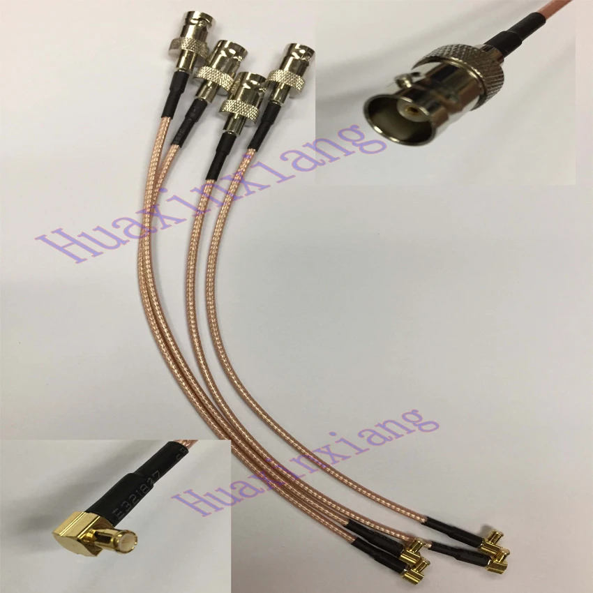 

5PCS/Lot BNC-K Female To MCX-JW Male Plug RF Coaxial extention Pigtail cable connector Silver-Plated RG316 20CM/50CM/1M