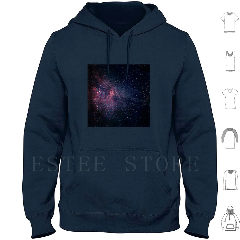 Extraterrestrial Star Explosion T Shirt Men Cotton Cosmos Macrocosm Star Star Binary Star Cluster Cluster Galaxy Universe