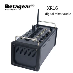 Betagear XR16 mikser cyfrowy Audio profesjonalny sprzęt Audio mikser konsola miksująca Dj Studio Wifi i USB Stereo rejestrator konsola miksująca