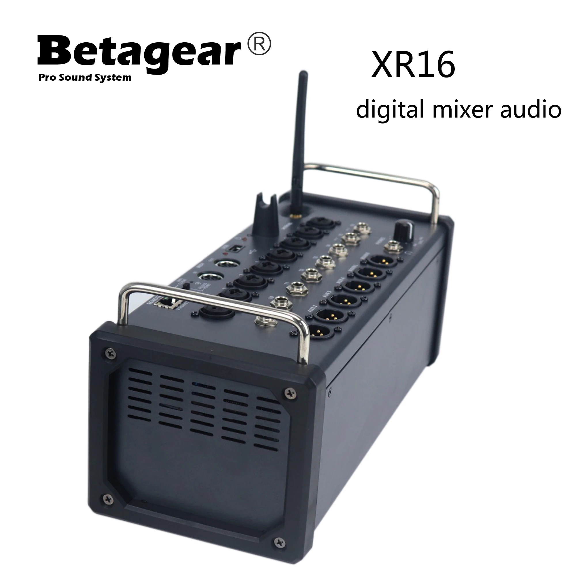 Betagear XR16 Digital Mixer Audio Professional Audio Mixer Mixing Console Dj Studio Wifi & USB Stereo Recorder Mixing Console