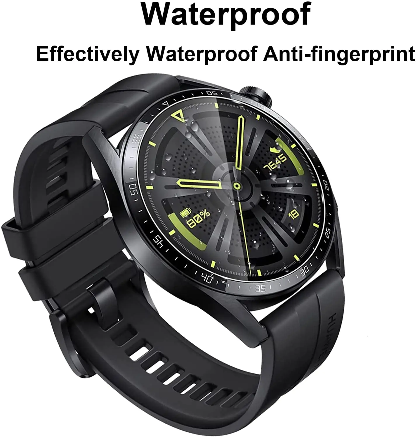 4Pack Tempered Glass Screen Protectors for Huawei Watch GT 3 46mm Explosion Proof Anti Scratch Smartwatch Protective Glass film