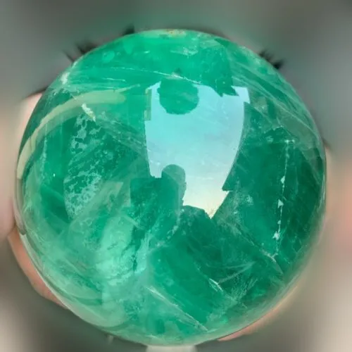 17.13lb natural quartz crystal green fluorite ball reiki square pointed chakra quartz crystal healing ball. Carved Christmas gif