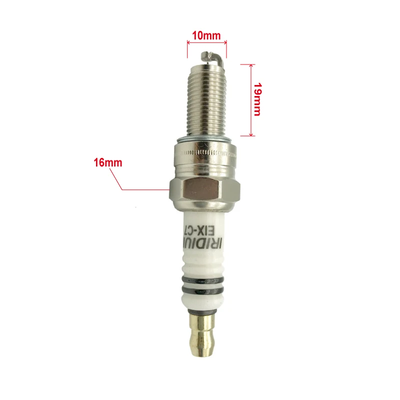 1PC VORTEX IRIDIUM patent motor spark plug EIX-C7 for CR7E C7E CR7EIX CR7EGP IU22 U22ESRN 94703-00353 G59C CR7EK CR7EGP B7RIU