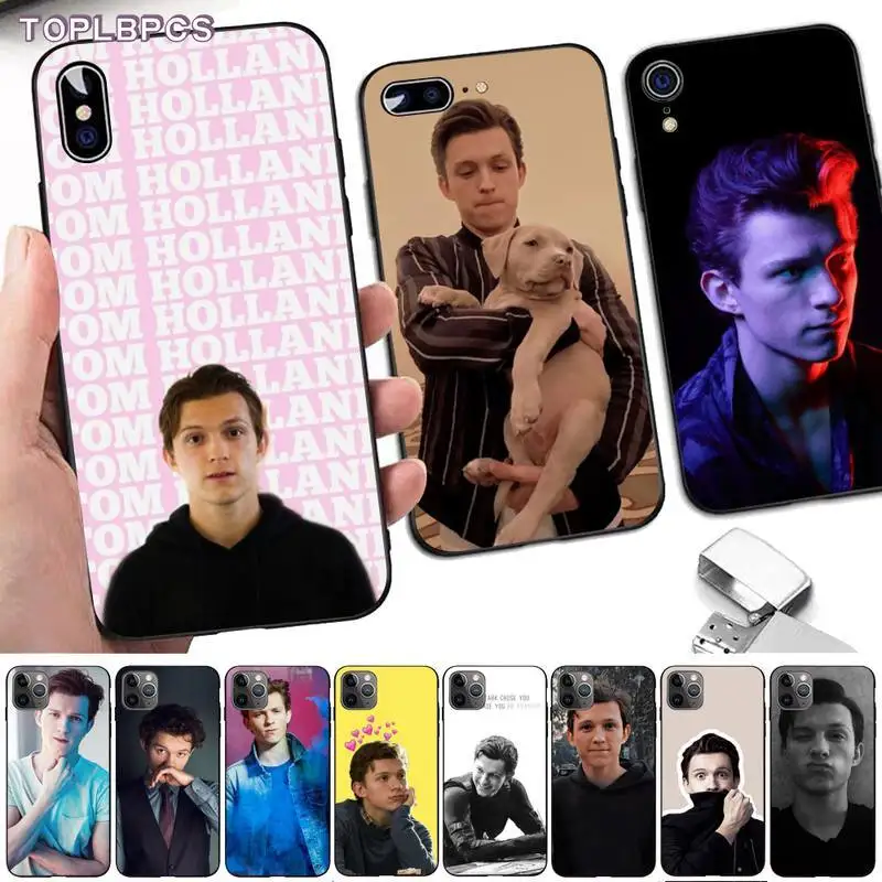 Tom Holland Soft Phone Cover for iphone 13 8 7 6 6S Plus X 5S SE 2020 XR 11 12 pro XS MAX